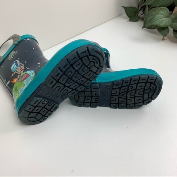 WEATHER Spirits Kids Astronaut  Rubber Boots size 8 - Picture 5 of 9